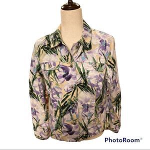 JM Collection Floral Petite Jacket